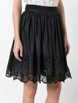Thumbnail for your product : Moncler floral scalloped skirt