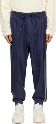 Y-3 Blue Cuffed Lounge Pants