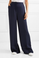 Thumbnail for your product : Elizabeth and James Harmon Crepe Wide-leg Pants - Navy