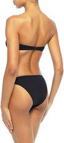 Thumbnail for your product : Melissa Odabash Cayman Ruched Zip-detailed Bandeau Bikini Top