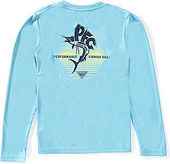 Columbia Boys Long Sleeve Terminal Tackle PFG Horizon Line T-Shirt