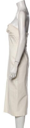 Veronica Beard Strapless Knee-Length Dress