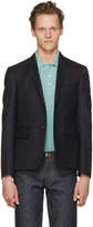 Thumbnail for your product : Thom Browne Navy Center Back Stripe High Armhole Blazer