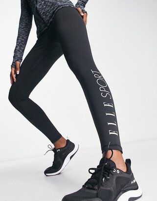 Elle Sport Signature leggings in black - ShopStyle