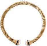 Thumbnail for your product : David Yurman Sapphire & Mabe Pearl Cable Choker