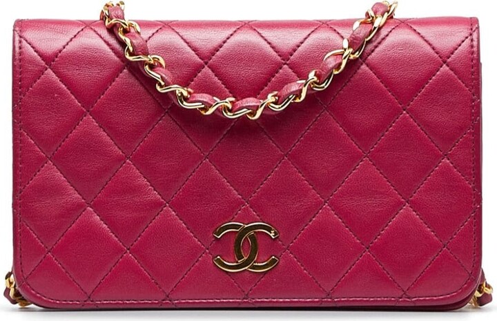 Chanel Pre Owned CC diamond-quilted shoulder bag - ShopStyle
