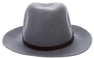 Rag & Bone Wool Leather-Trimmed Hat
