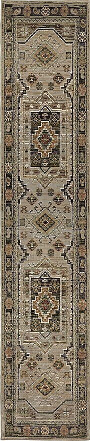 Oriental Weavers Andorra 2442D Runner Area Rug 2'6 x 12'