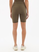 Thumbnail for your product : Wardrobe NYC Release 02 High-rise Jersey Bike Shorts - Dark Green