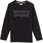 Thumbnail for your product : Levi's Boys Long Sleeve Logo Top