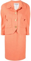 Thumbnail for your product : Chanel Pre Owned CC button dress suit