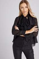 Thumbnail for your product : Next Womens Girls On Film Lurex Pussy Bow Blouse