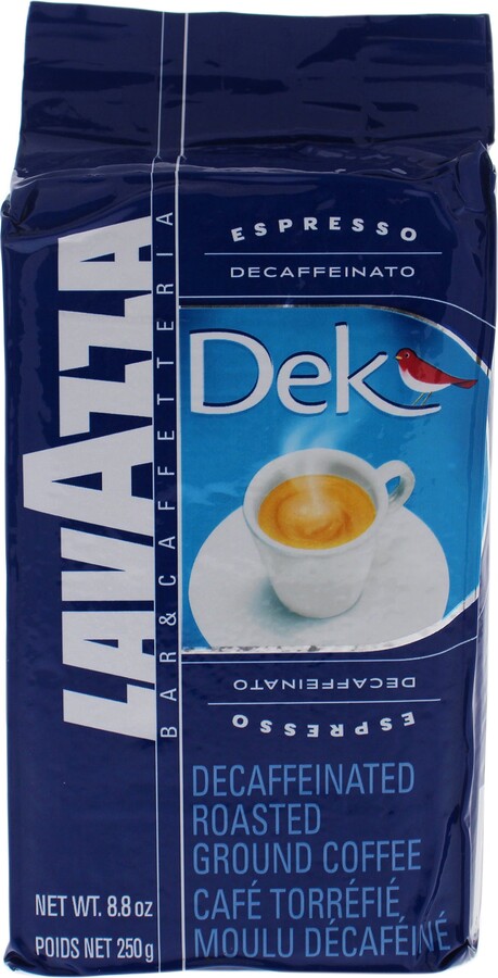 Dek Espresso Decaffeinated Roast Ground Coffee by Lavazza for Unisex - 8.8 oz Coffee