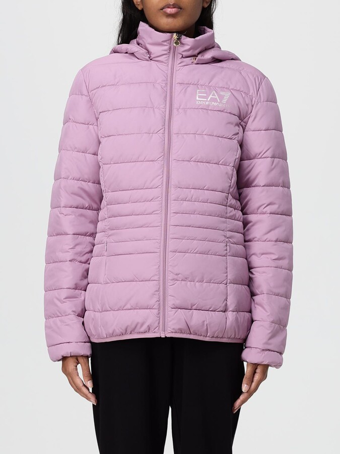 Jacket EA7 Woman color Orchid