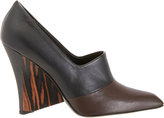 Thumbnail for your product : Stella McCartney Bicolor Wedge Pump