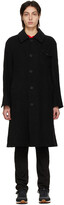 Thumbnail for your product : Undercover Black Long Terrycloth Coat
