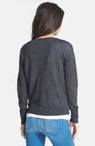 Thumbnail for your product : Halogen Sequin Stripe Wool Blend Cardigan (Regular & Petite)