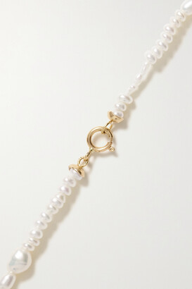 WWAKE Collage Gold Pearl Bracelet - one size