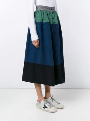 Visvim A-Line Panel Skirt