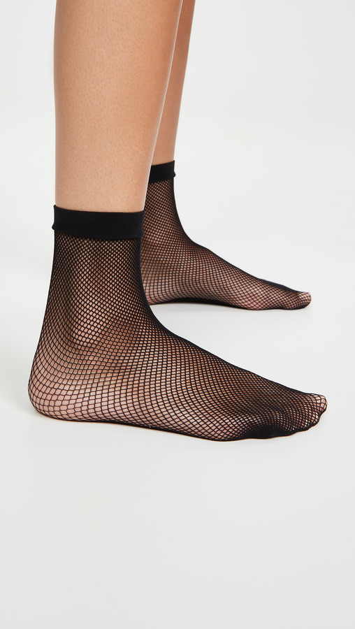 fishnet boot socks