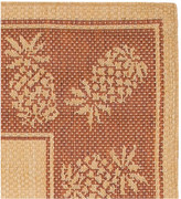 Thumbnail for your product : Couristan Recife Tropics Natural/Terracotta Novelty Rug