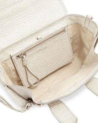 3.1 Phillip Lim Pashli Mini Leather Satchel Bag, Ivory/Dove