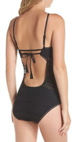 Thumbnail for your product : Becca Prairie Rose Crochet One-Piece Swimsuit