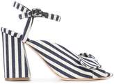 Thumbnail for your product : Loeffler Randall high heeled striped sandals