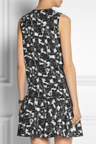Thumbnail for your product : Proenza Schouler Printed silk-georgette mini dress