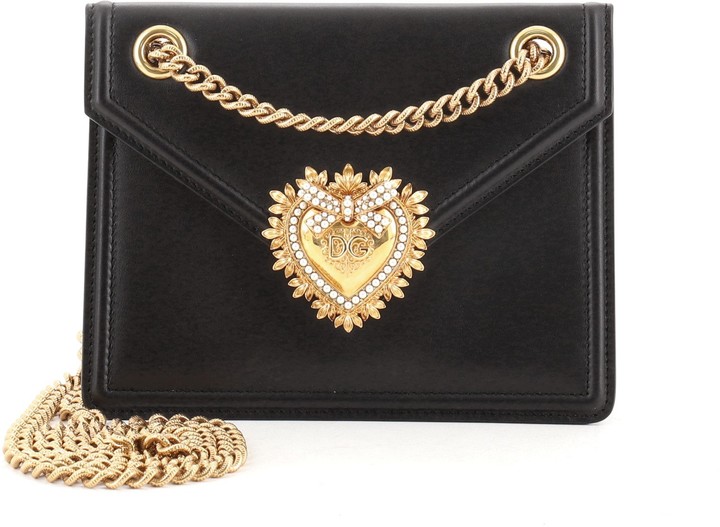 Dolce & Gabbana Devotion Crossbody Bag Leather Small ShopStyle