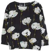 Thumbnail for your product : Lafayette 148 New York Evie Floral Print Silk Blouse