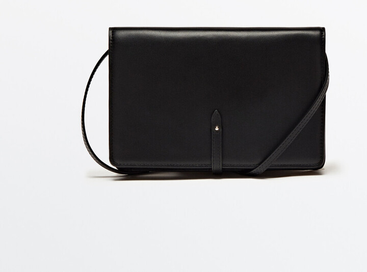 Massimo Dutti Leather Crossbody Mobile Phone Bag - ShopStyle