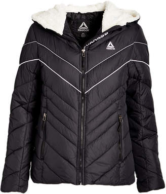 reebok puffer coat
