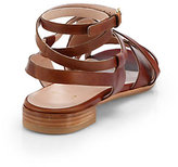 Thumbnail for your product : Stuart Weitzman Greek Leather Strappy Sandals