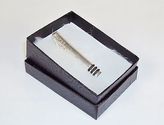 Thumbnail for your product : GUESS Men's Tie Clip ~ Branded Polished Stainless Steel w/Rubber Rings ~ 5310080