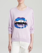 Thumbnail for your product : Markus Lupfer Sweater - Sequin Lara Lip
