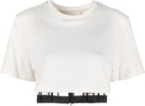 Thumbnail for your product : Alexander McQueen Corset cropped T-shirt