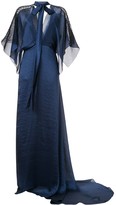 Thumbnail for your product : Roland Mouret Weston wave textured gown