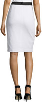 Thumbnail for your product : Nanette Lepore TWO COLOR PENCIL SKIRT