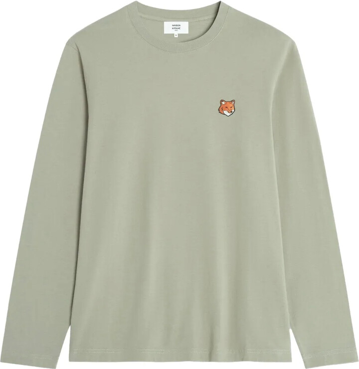 MAISON KITSUNÉ fox-head long-sleeve T-shirt