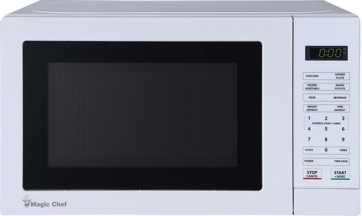Magic Chef 17.3 in W, 0.7 cu. ft. Countertop Microwave, in White with 700-Watt Cooking Power