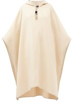 Thumbnail for your product : Isabel Marant Eoywn Hooded Wool-blend Cape - Beige