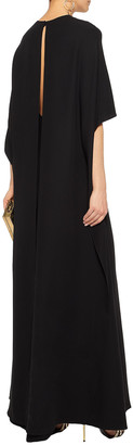 Valentino Cape-effect Silk-crepe Gown