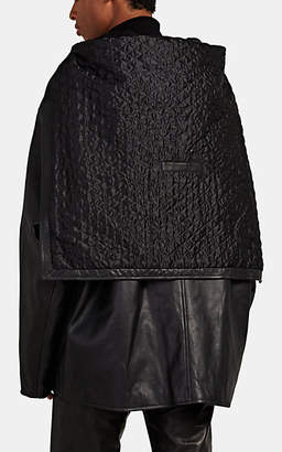 Vetements Men's "Anti-Social Bouncer" Leather Jacket - Black
