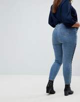 Thumbnail for your product : New Look Plus Curve Skinny Lace Up Jean