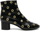 Thumbnail for your product : Isabel Marant Eyelet Leather Danay Ankle Boots