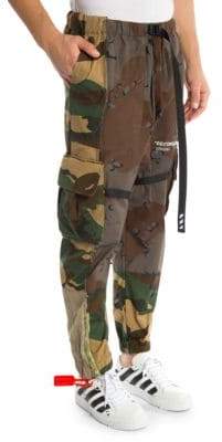 Off-White Reconstructed Camo Cargo Pants