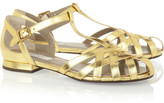 Thumbnail for your product : Marc Jacobs Metallic leather sandals