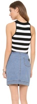 Thumbnail for your product : DKNY Striped Racer Back Tank