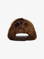 Thumbnail for your product : Gucci Ladies Brown GG Embroidered Silk-Blend Baseball Cap, Size: M